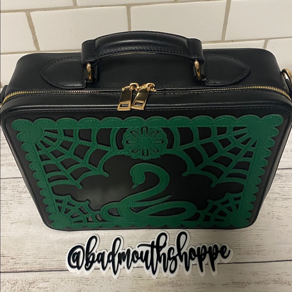 *Backstitch Bruja Snake Papel Picado Bag Purse - Harry Potter Slytherin Hogwarts - Picture 3 of 11